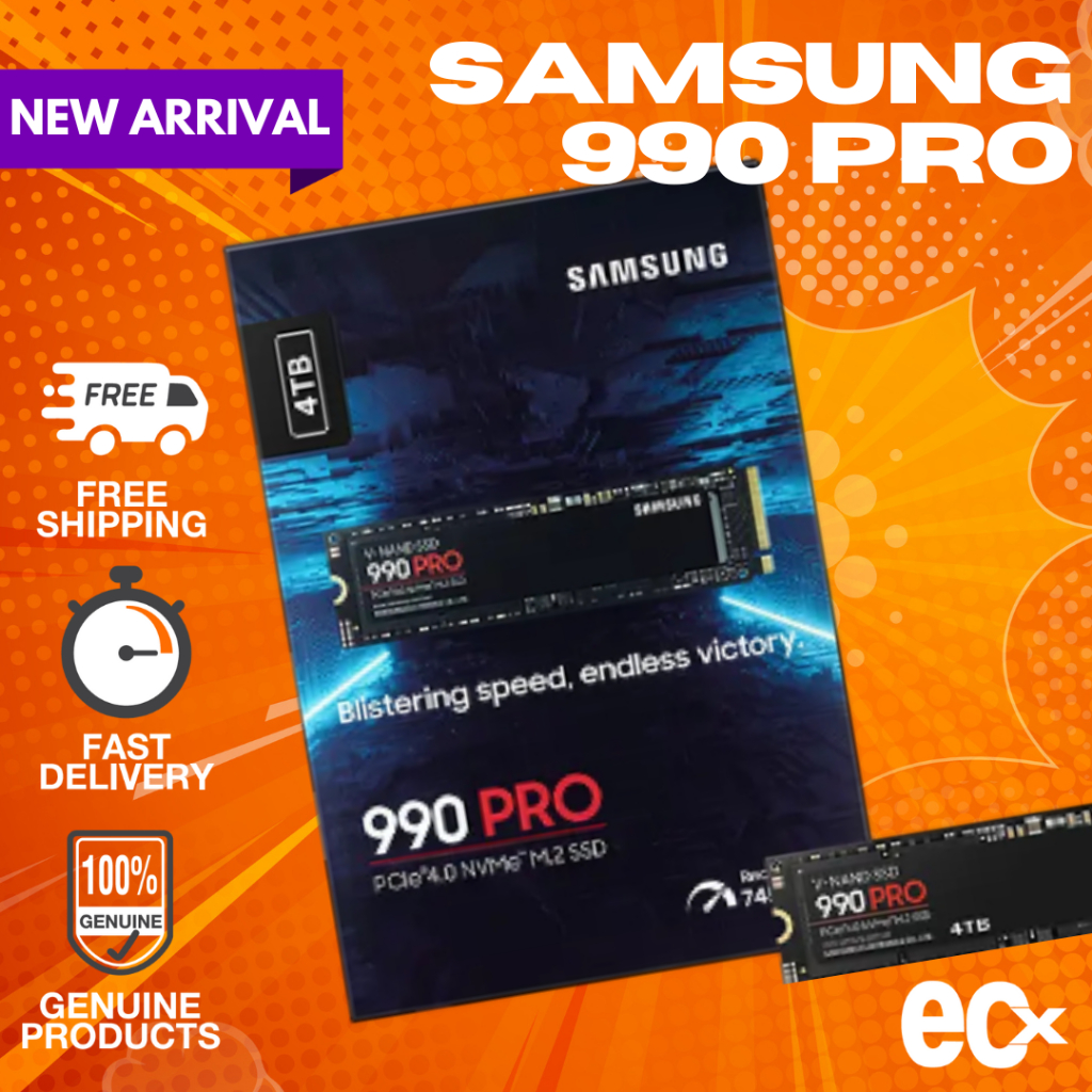 【Ready Stock】SAMSUNG 990 PRO PCIe 4.0 NVMe M.2 SSD WITH HEATSINK ...