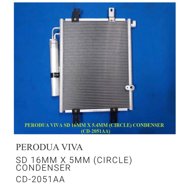 AirCond Condenser Perodua Viva 1.0 Sanden Shopee Malaysia