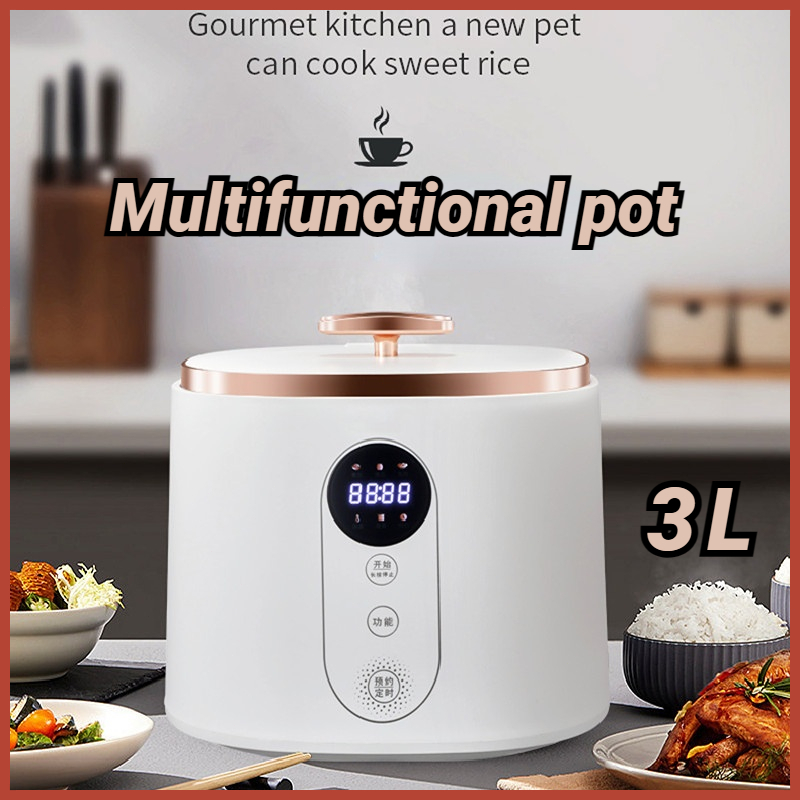 3L LED Electric Rice Cooker Multifunction Sugar Technology Kitchen ...
