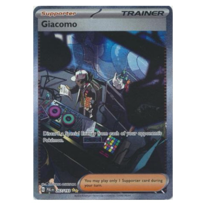 Pokémon TCG Giacomo Scarlet & Violet - Paldea Evolved 267/193 Holo