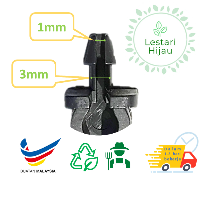 100's 2 in 1 Irrigation & Fertilization Micro Dripper Pen 1mm/ 3/5mm ...