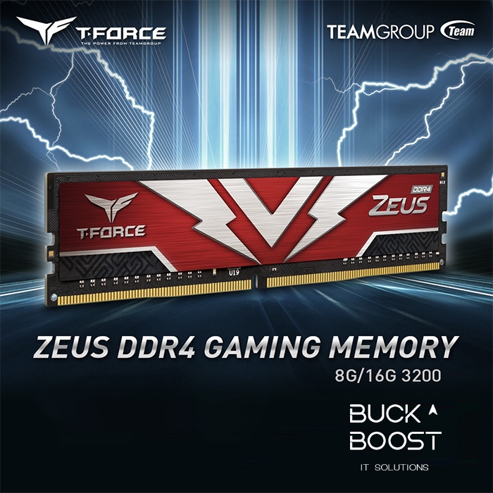 TeamGroup T-Force ZEUS DDR4 3200Mhz U-DIMM Desktop Memory PC RAM ...