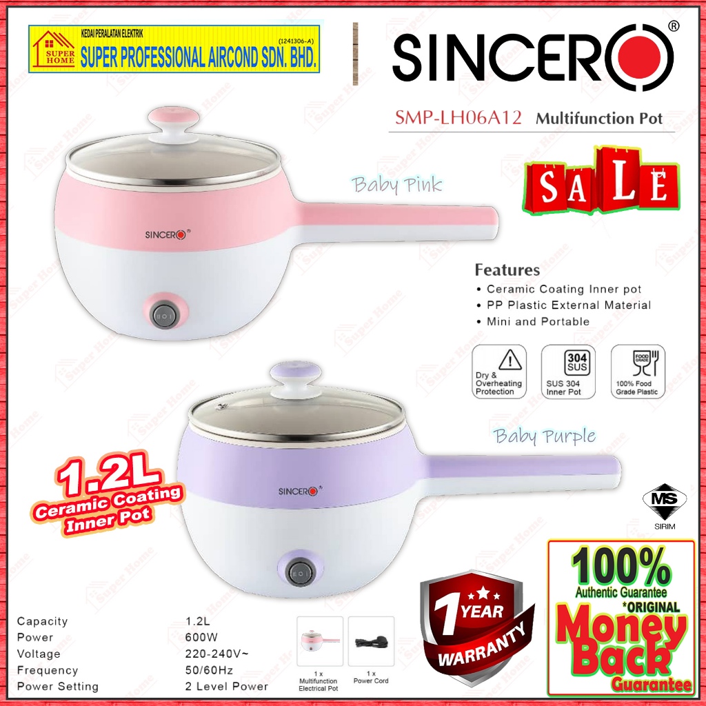 Sincero discount rice cooker