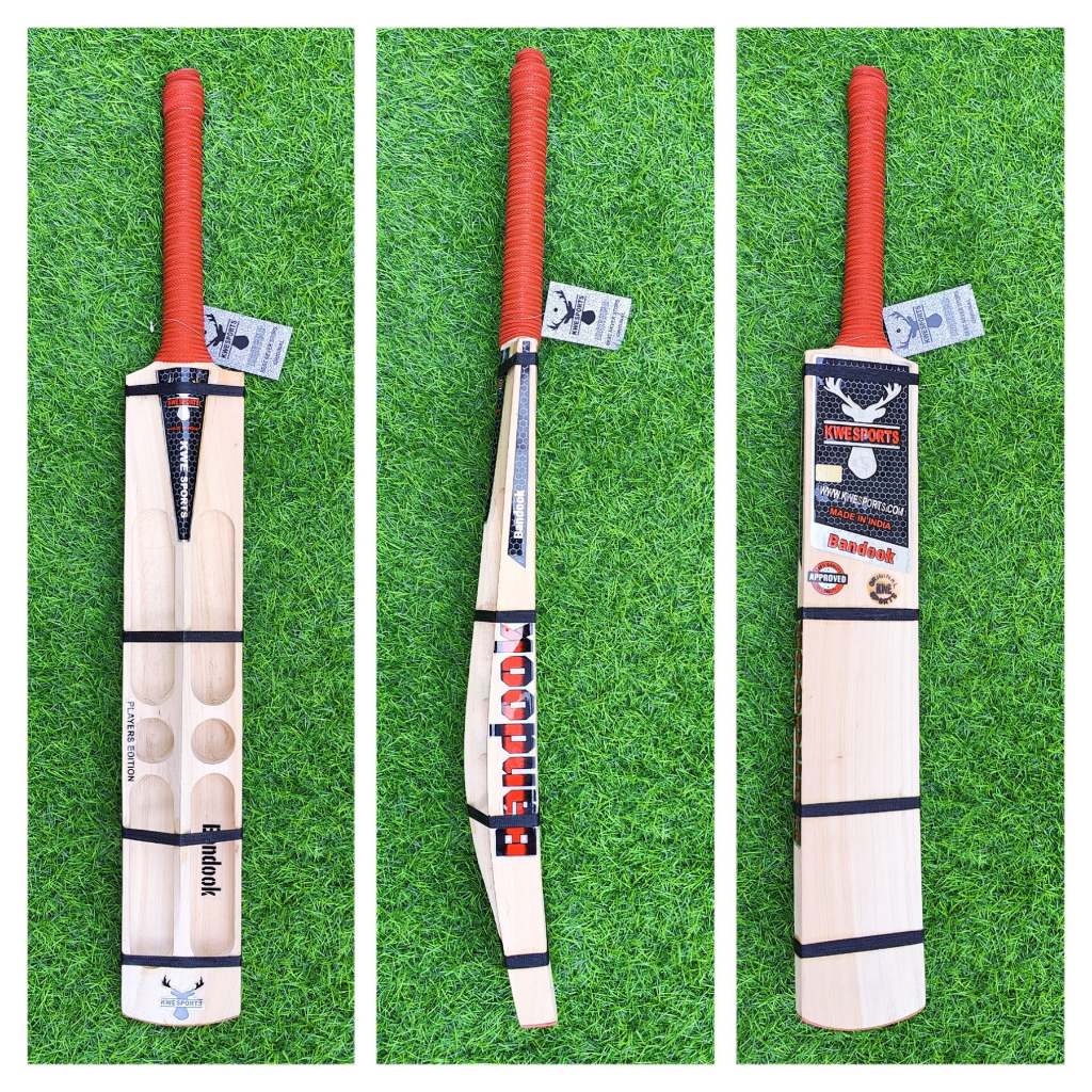 BANDOOK PLAYERS EDITION HARD TENNIS DOUBLE BLADE CRICKET BAT | Shopee ...
