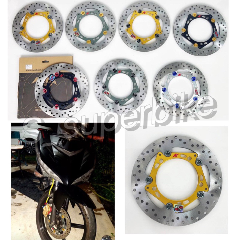 King Drag Disc Brake 200MM 245MM Front Rear Disc Plate Depan