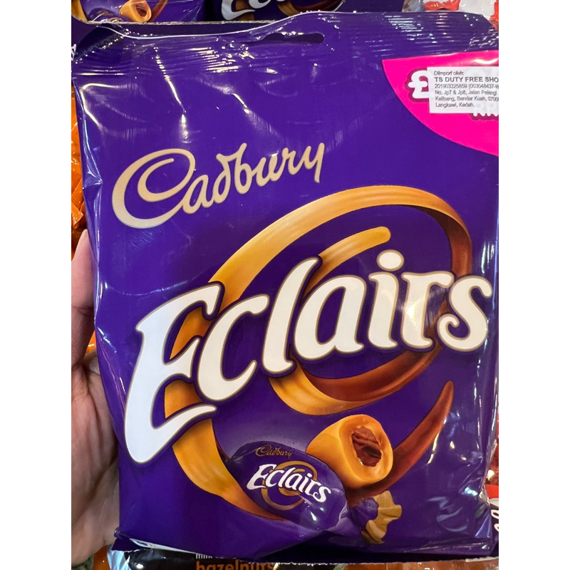 COKLAT LANGKAWI CADBURY DAIRY MILK CHOCLAIRS ECLAIRS | Shopee Malaysia