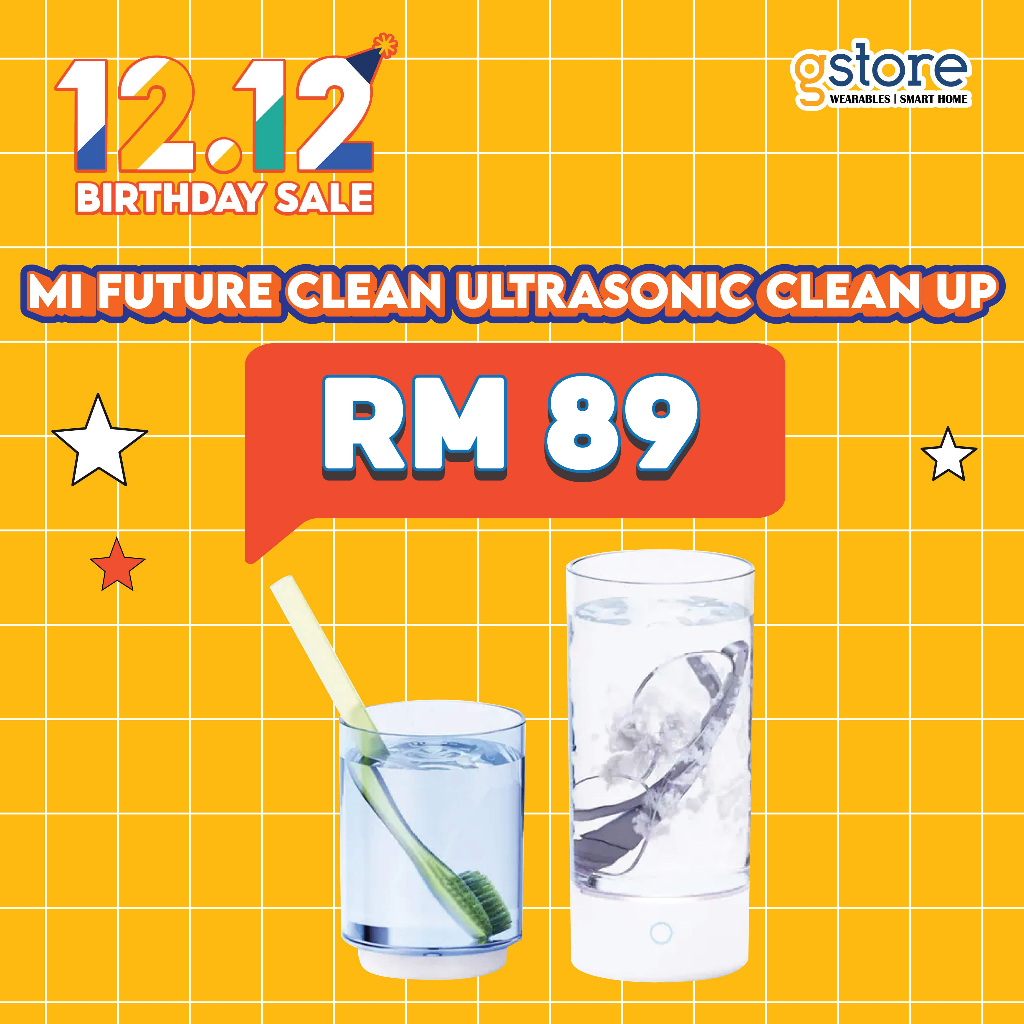 Xiaomi Future Clean Ultrasonic Cleaner & UV Light Sanitizer Cup [IPX5