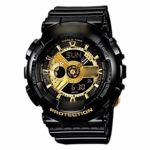 Black g shock with gold inside online