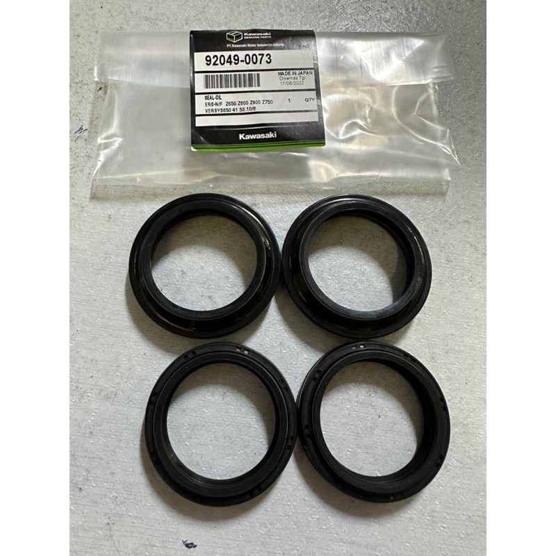 Kawasaki Er6n Versys650 Z650 Z750 Z800 Z900 Front Fork Oil Sealdust Seal 4pcs Shopee Malaysia 9027