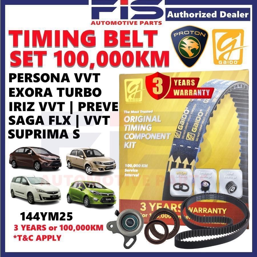 FIS Original Gaido Timing Belt Saga FLX Persona VVT Saga New Exora