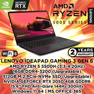 IdeaPad Gaming 3 15” AMD Ryzen Gaming Laptop