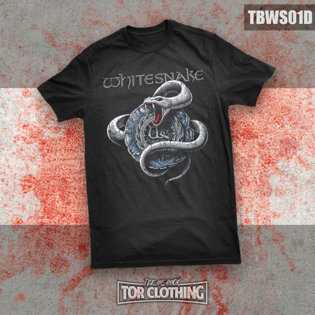 T-shirt Whitesnake Licence Officielle - Homme - Taille XL - Gris - Coton épais - Neuf Avec étiquettes