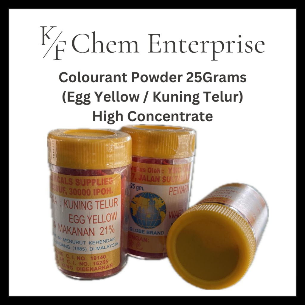Food Colouring powder 25GM / Egg Yellow / Kuning Telur | Shopee Malaysia