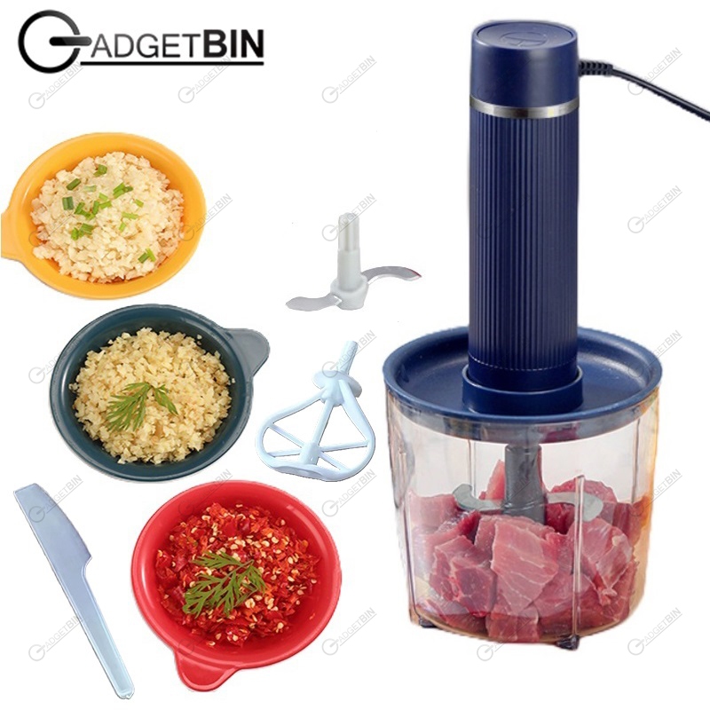 Bear 2 Speeds 2.5L Capacity Electric Chopper Meat Grinder Mincer 350W  Vegetable Food Processor Slicer Meat Cutter Chopper