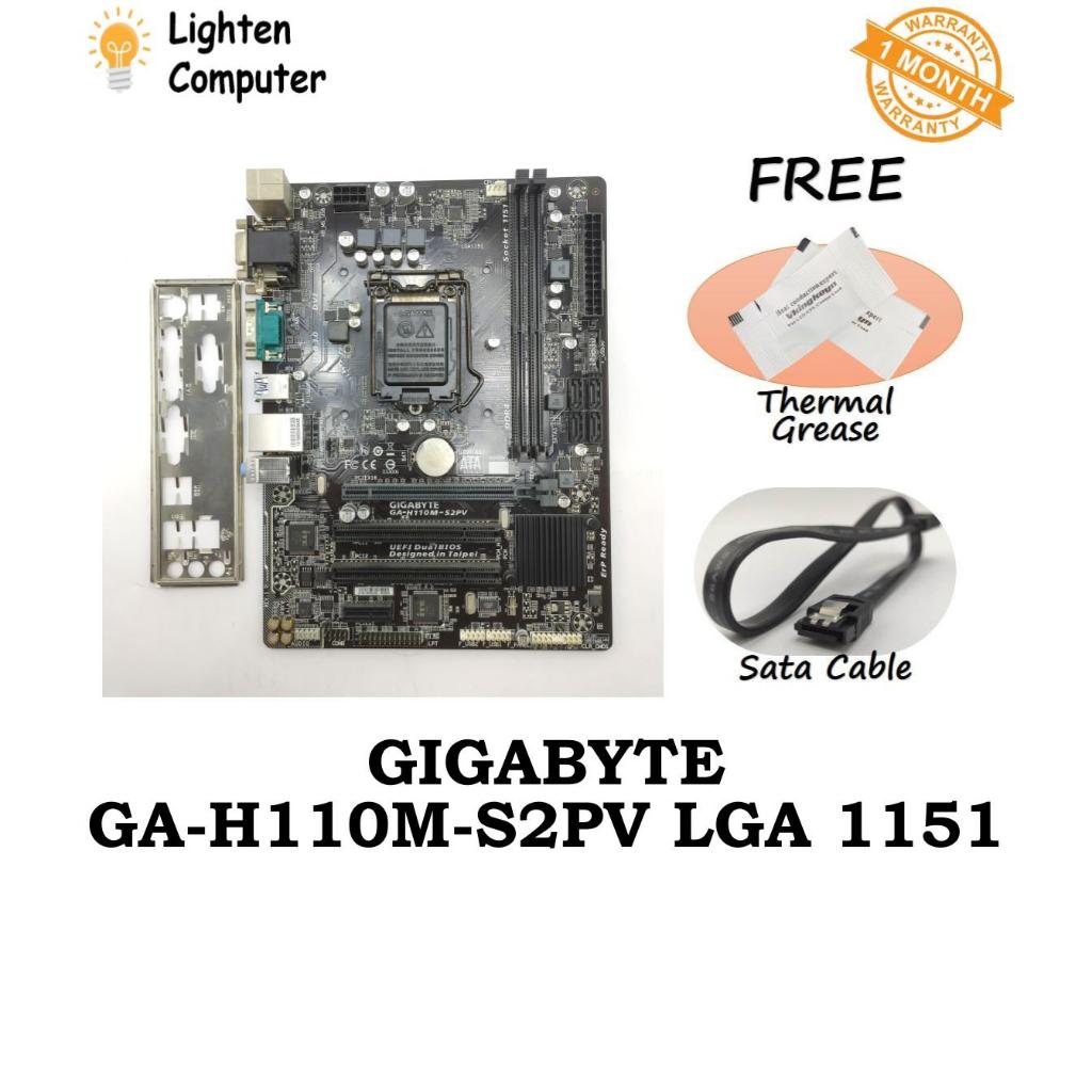 【USED】 GIGABYTE GAH110MS2PV Motherboard H110 LGA 1151 6th 7th