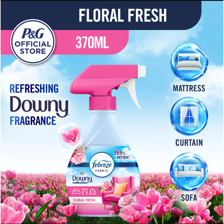 Febreze DOWNY Fabric Remove Oduor 99.9 Germs with Extra Strength Ambipur Floral Fresh Scent