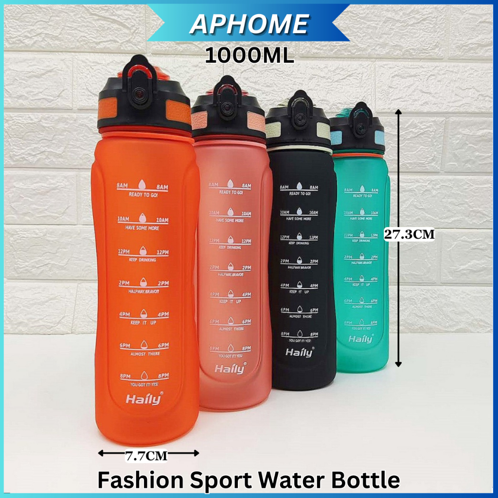 1000ml Large Capacity Water Bottle Fashion Sport Bottle LeakProof