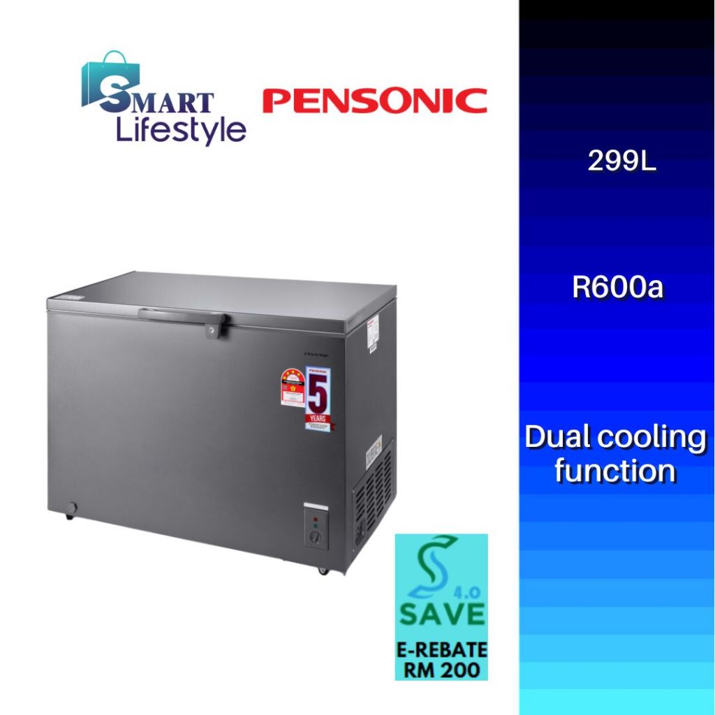 Pensonic Chest Freezer (300L) PFZ303 Shopee Malaysia