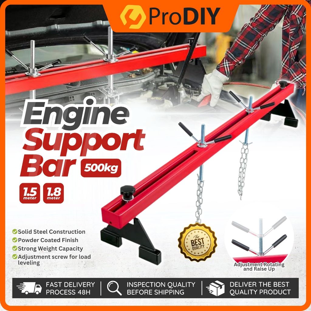 Engine Support Bar 500kg 1.5m 1.8m Heavy Duty Support Tool Transverse