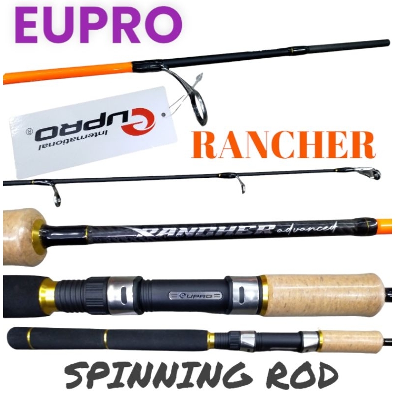 💢FREE SHIPPING💢 EUPRO RANCHER XDG2 FISHING SPINNING ROD TWO