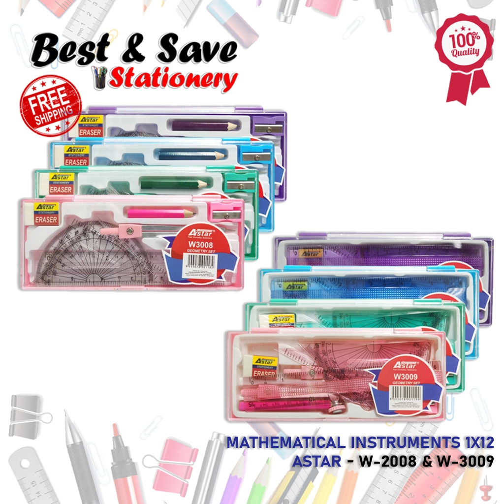 ( BEST & SAVE ) Astar Geometry Set W3008 / W3009 (RANDOM) | Shopee Malaysia