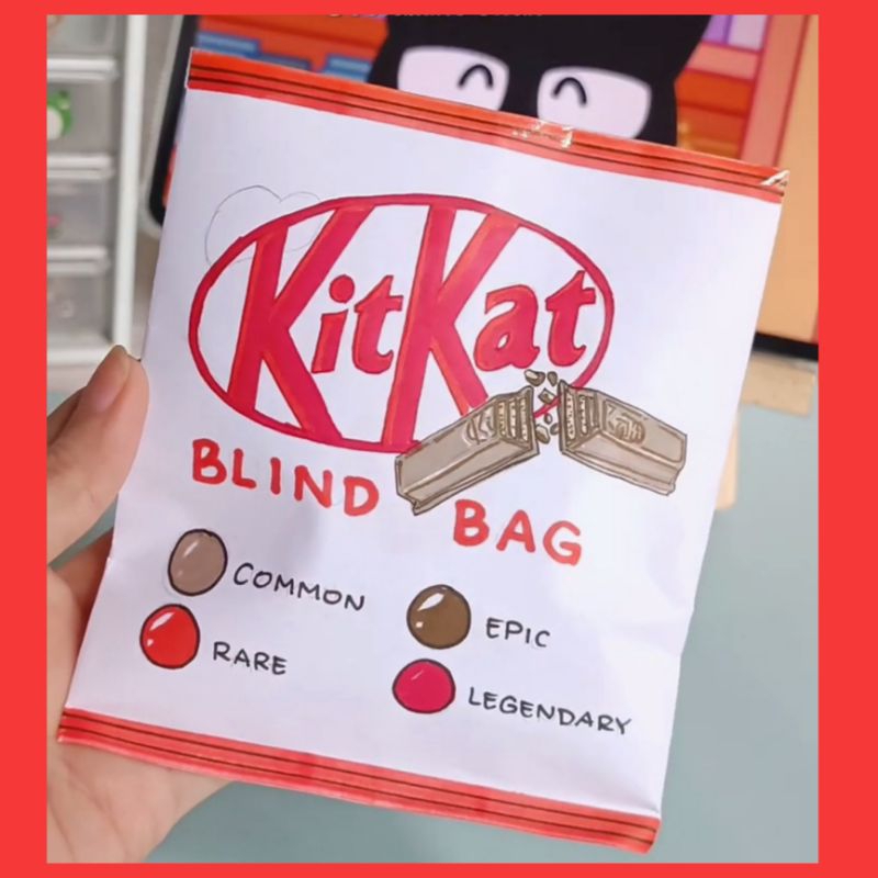 Kitkat Blind Bag Kit Kat Squishy Paper Bag | Shopee Malaysia