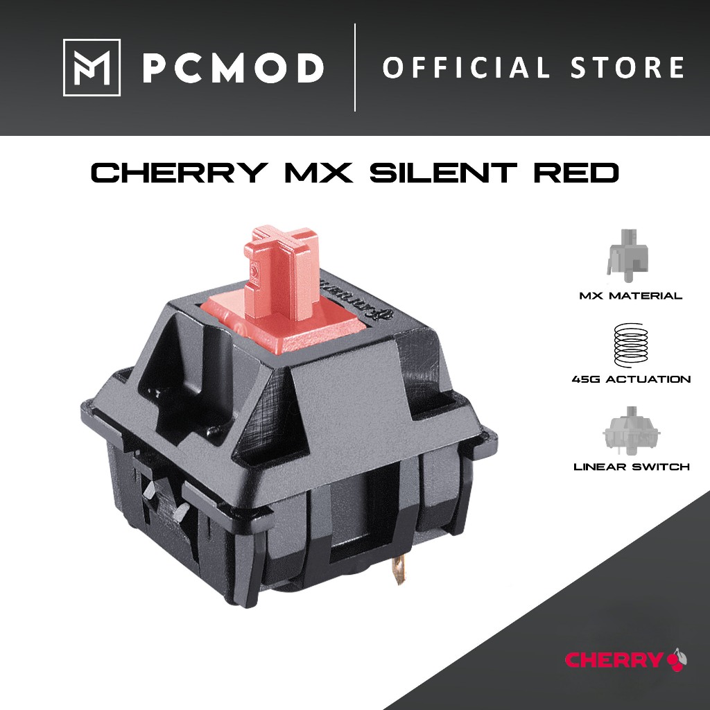 Cherry MX Silent Red | Linear Switch | PCMOD x KEYMOD | Shopee Malaysia
