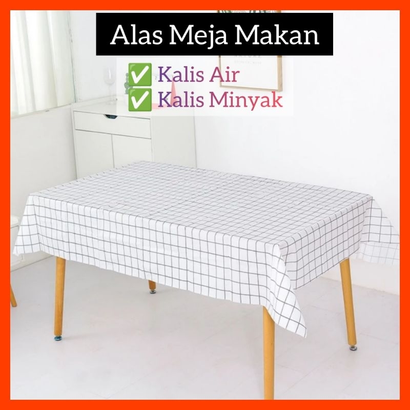 Table Cloth | Alas Meja | Alas Meja Makan PVC Waterproof | Shopee Malaysia