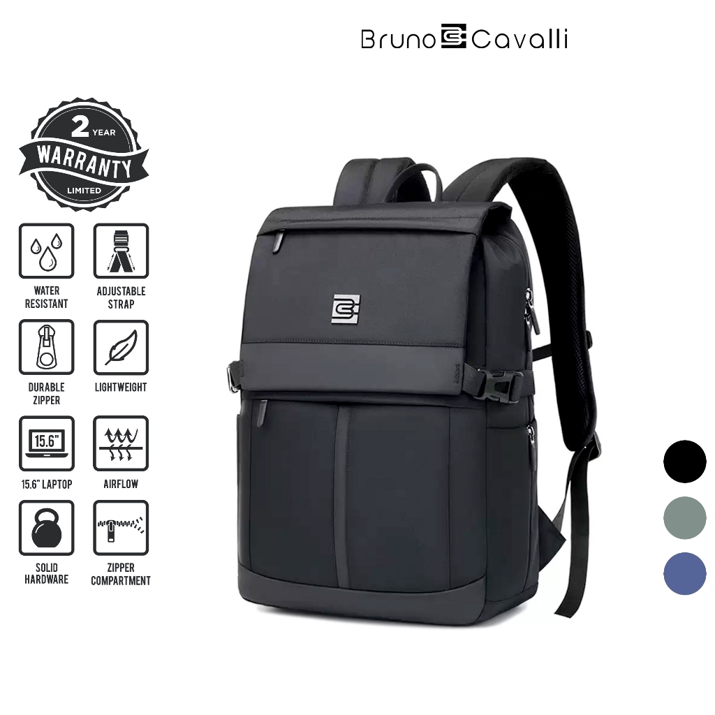 BRUNO CAVALLI Multifunctional Laptop Computer Backpack with Anti-Theft ...