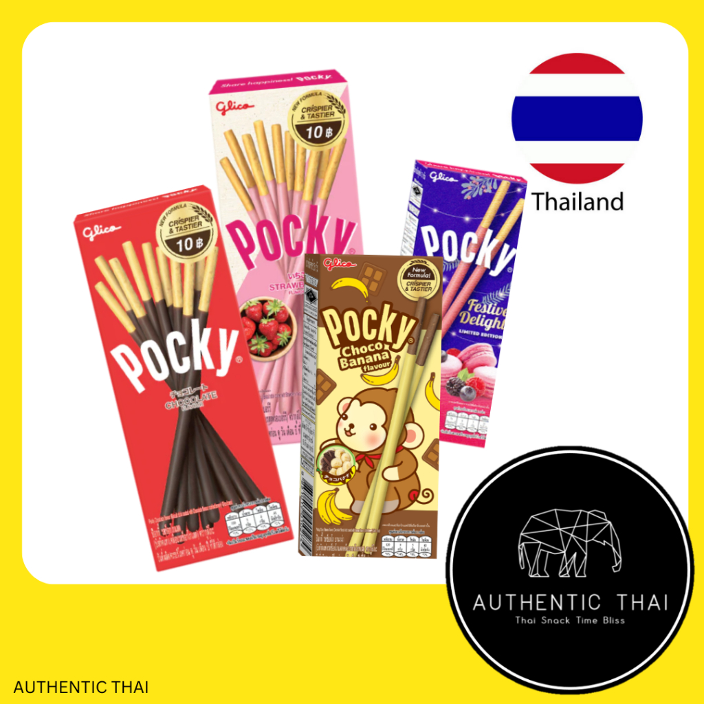 Thailand Glico Pocky Mini Biscuit Sticks 20~25gpack Shopee Malaysia 6351