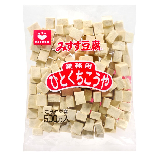 [Halal] Misuzu Hitokuchi Koya 500g Japanese Freeze Dry Tofu Cube 高野豆腐 ...