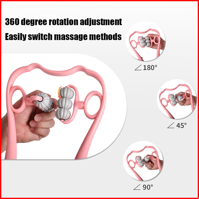 🔥Ready Stock🔥 6 Massage Rollers Shoulder and Neck Massager Pressure ...