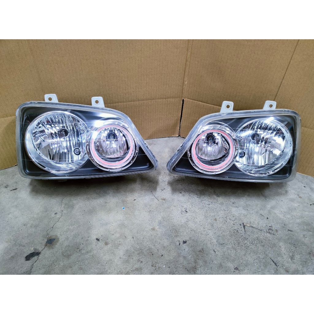 JDM LED RING BLACK HOUSING Perodua Kembara Daihatsu Toyota Teriors Kid ...