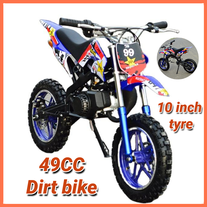 COD Mini Motorcycle For Kids Racing Car Braised 49CC Motorbike Gasoline ...