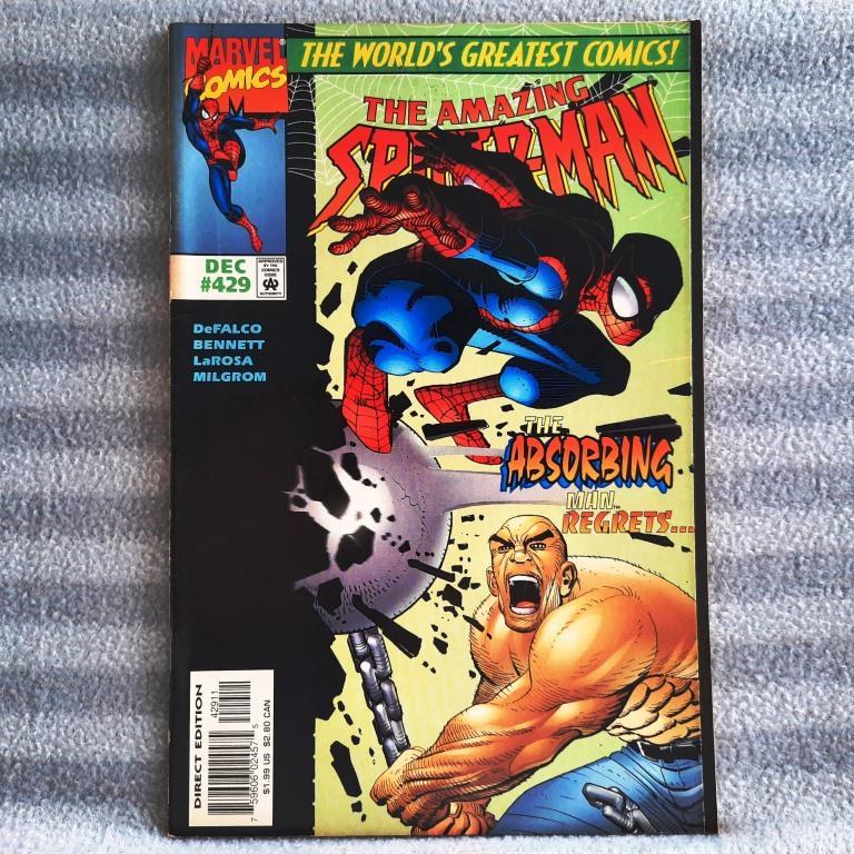 Amazing Spider Man 429 1st Series Marvel Comics Tom Defalco Joe Bennett Bud Larosa Al 1684