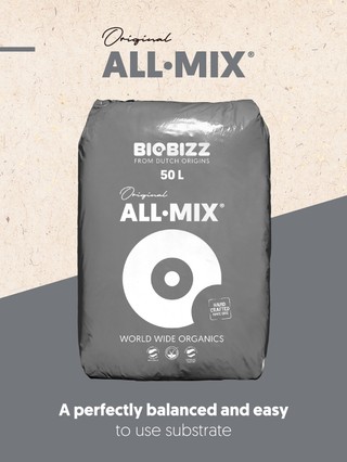 BioBizz All Mix 50 Litre ( balanced & easy to use substrate, Peat Base ...