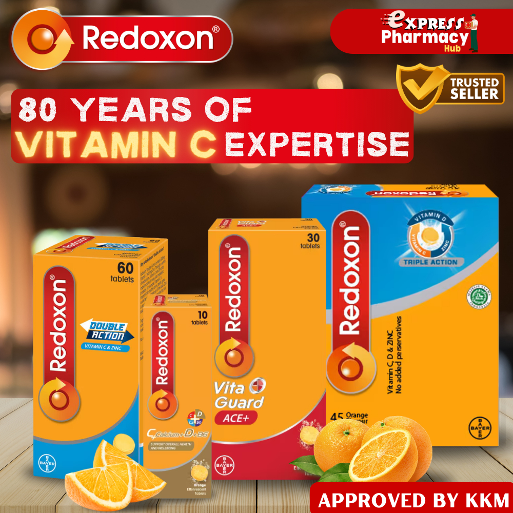 {Ready stock!! Ship in 24 hrs} Redoxon Triple action Effervescent ...