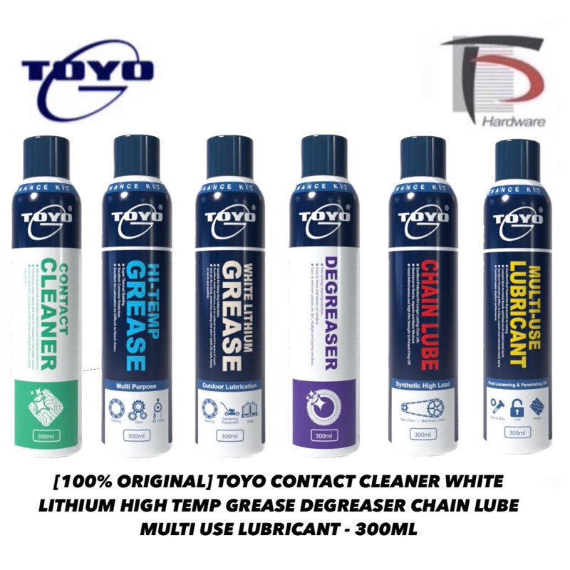 [100% ORIGINAL] TOYO CONTACT CLEANER WHITE LITHIUM HIGH TEMP GREASE ...