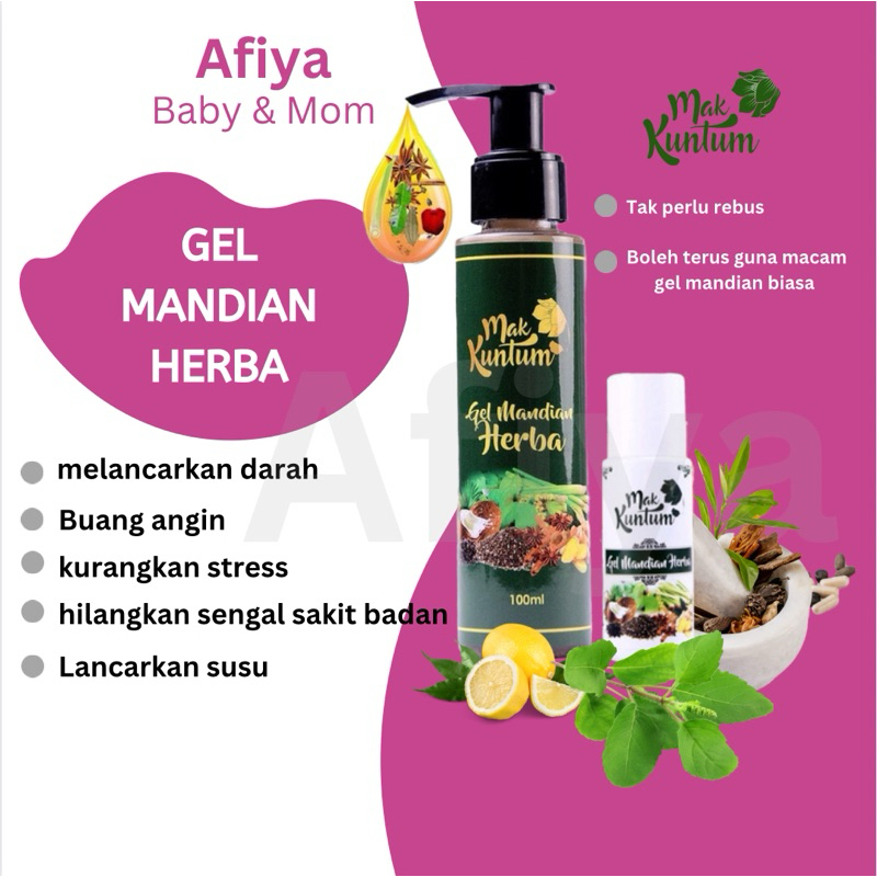 Gel Mandian herba/Mandian herba/Mak kuntum. Shopee Malaysia