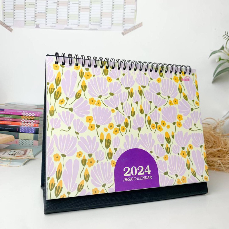 DESK CALENDAR 2024 Table Planner Calendar 2024 Syabab Malaysia Shopee