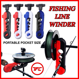 TFC Fishing Tools Portable Fishing Line Winder Spooler Machine spinning &  Baitcast Reel spool Spooling Station System