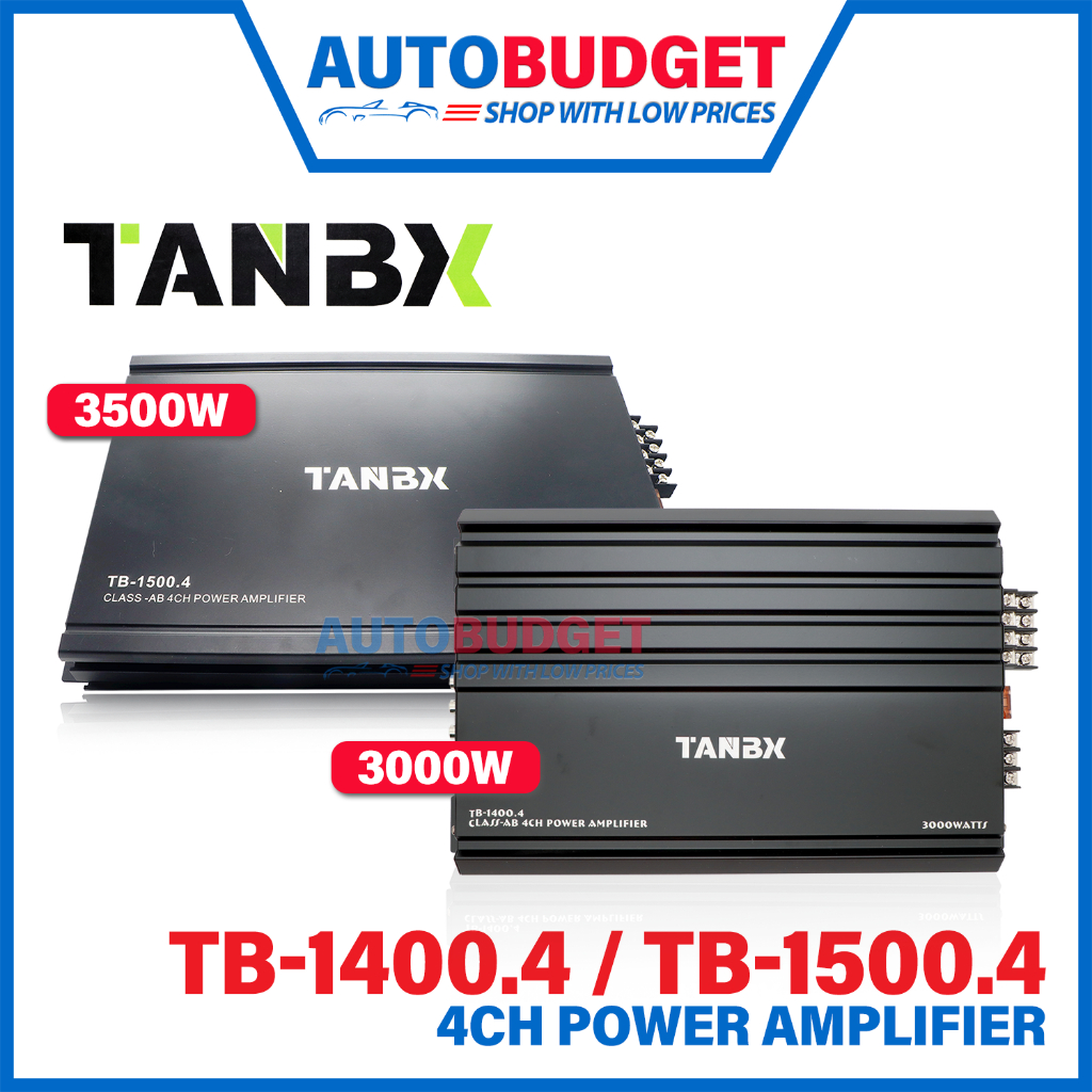TANBX TB1400.4 TB1500.4 4 Channel Power Amplifier 3000W Car Amplifier