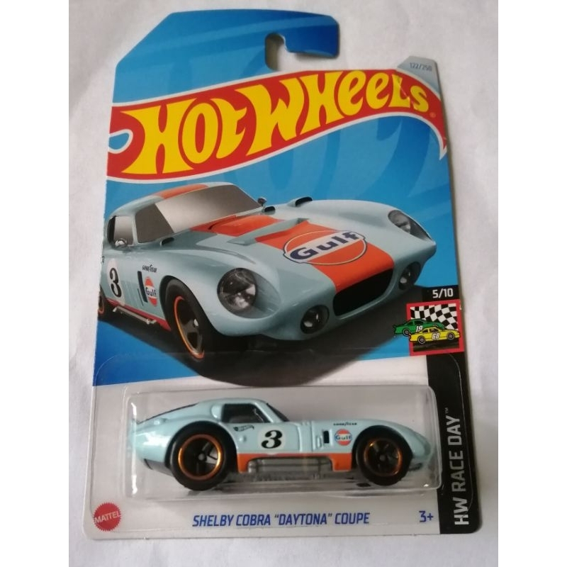 Hotwheels Shelby Cobra Daytona Coupe Gulf Design Case Shopee