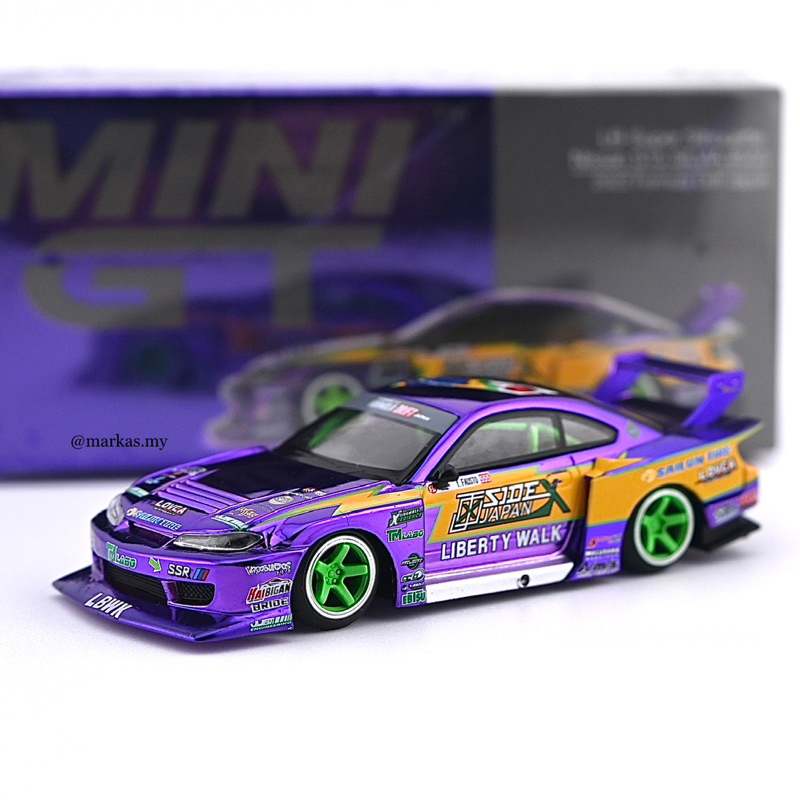 Mini GT #576 Nissan Silvia S15 LBWK Formula Drift JAPAN | Shopee Malaysia