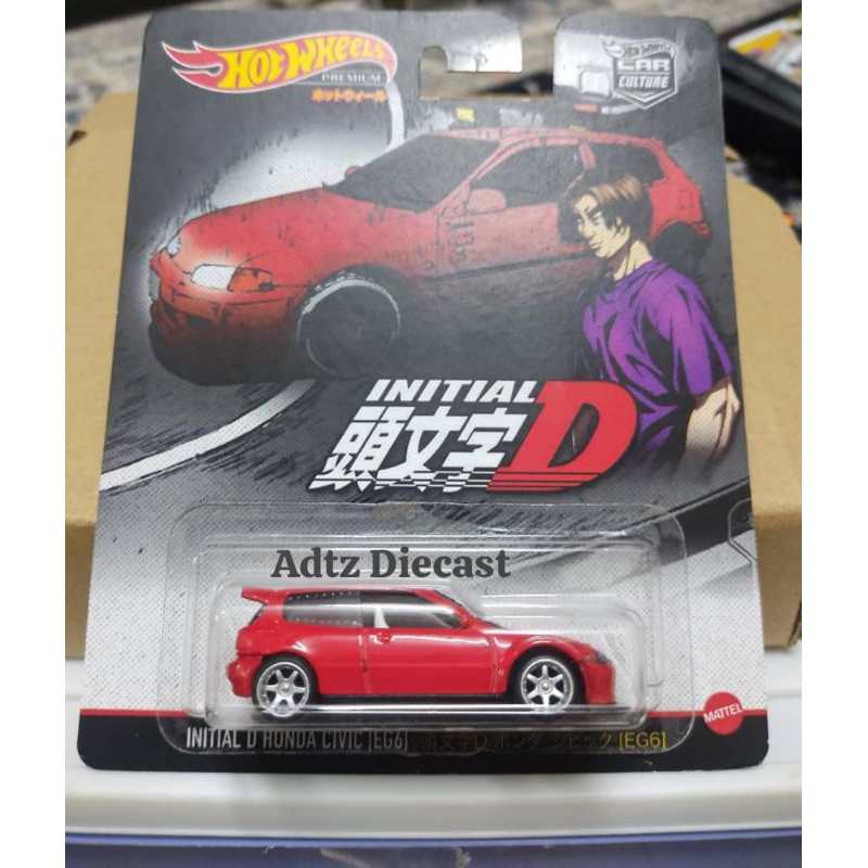 Hotwheels Custom Initial D Honda Civic Eg Shopee Malaysia