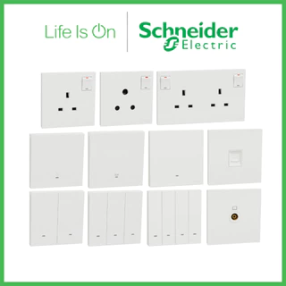 Schneider AvatarOn C Switches & Sockets / 13A Switch Socket / Water Heater Aircond Switch / Door Bell Switch with SIRIM