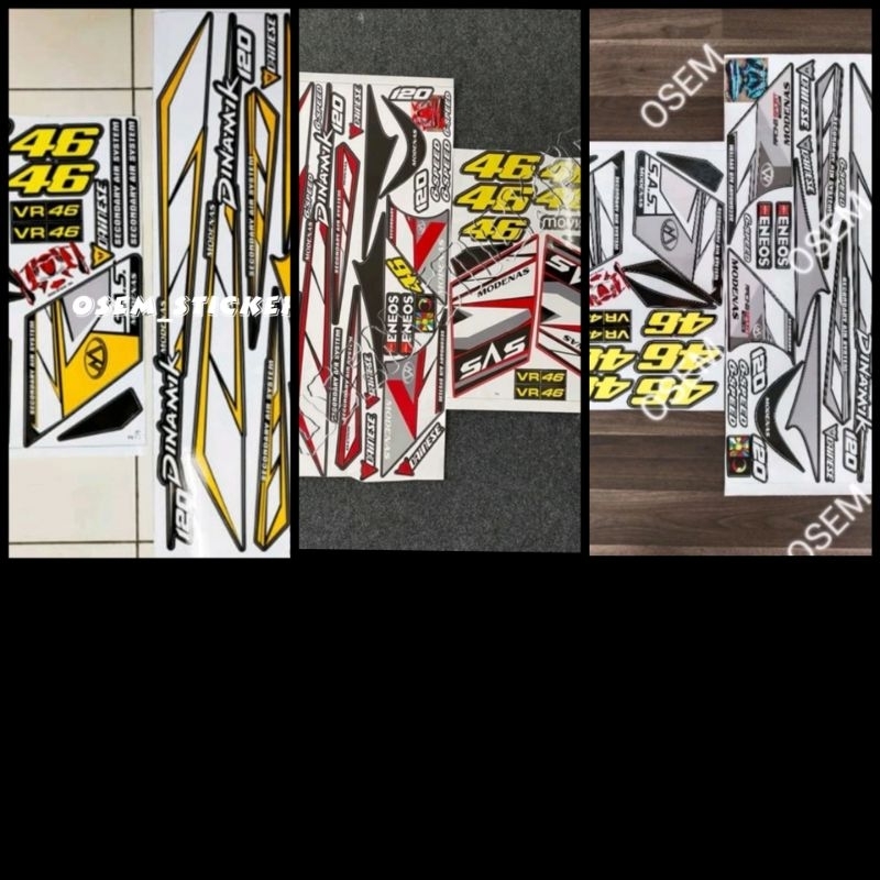 STICKER MODENAS DINAMIK 120 SAS | Shopee Malaysia