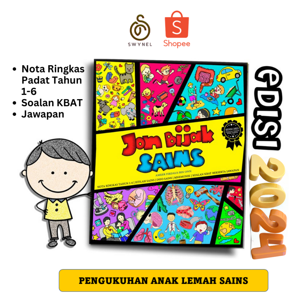 Buku Jom Bijak Sains Silibus KPM KSSR Semakan 2024 Tahun 1-6 Pengukuhan ...