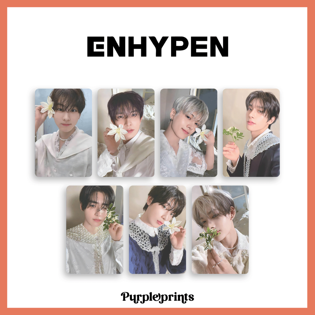 ENHYPEN ORANGE BLOOD ERA COLLECTIONS SET UNOFFICIAL LOMOCARDS FANMADE ...