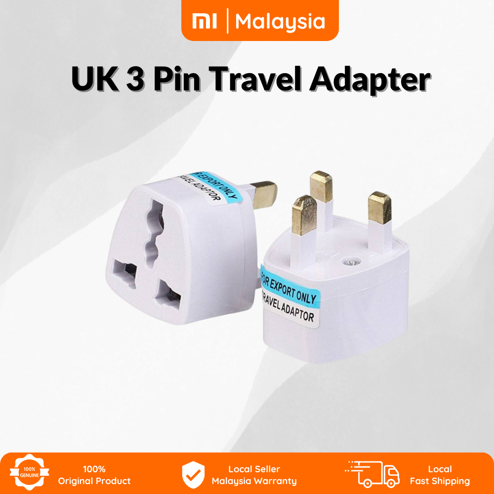 UK 3 Pin Malaysia plug Travel Converter adapter (1pc) | Shopee Malaysia